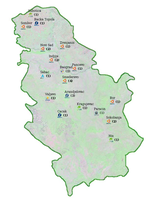 GNU/Linux Mapa Srbije