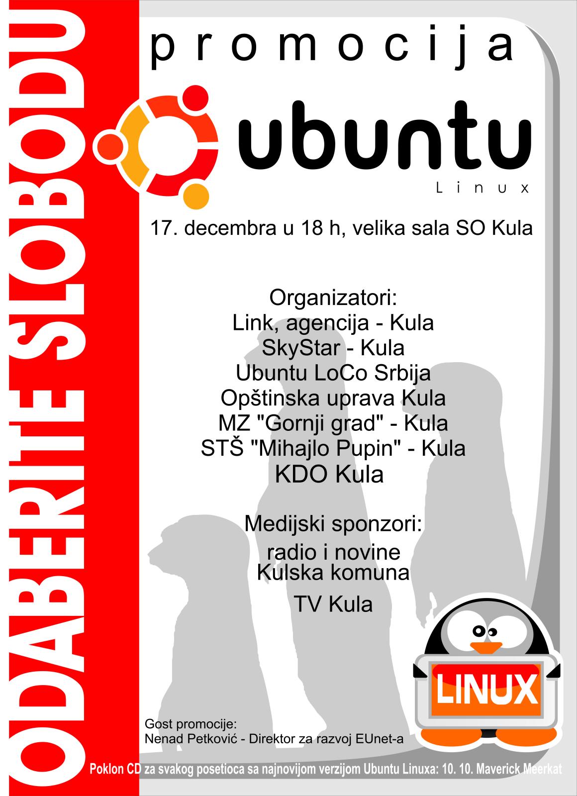 Ubuntu promocija u Kuli