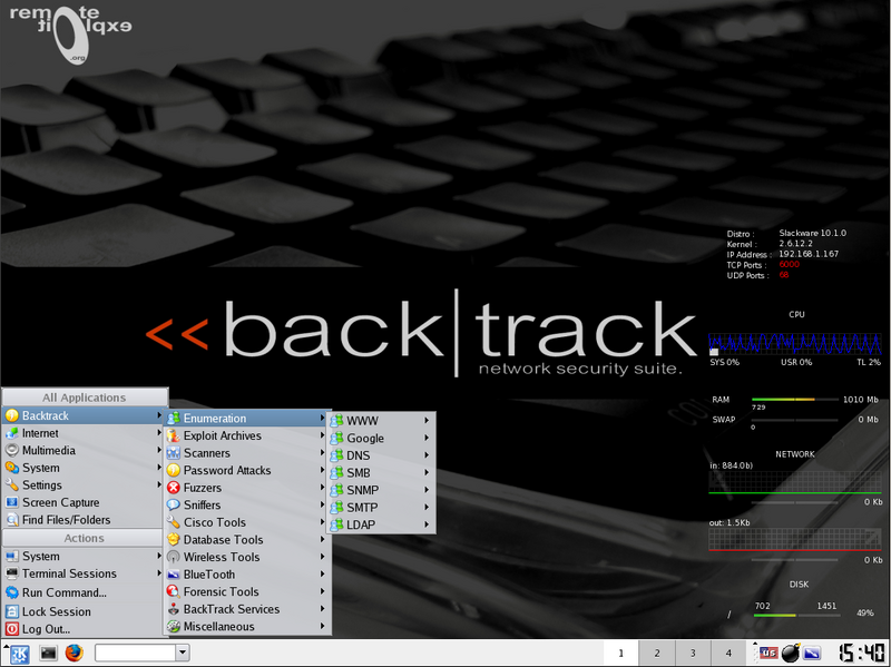 BackTrack 1.0